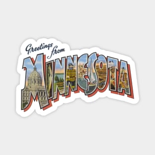 Greetings from minnesota Magnet