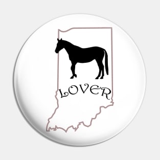 Indiana Horse Lover Gifts Pin