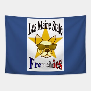 Les Maine State Frenchies Tapestry