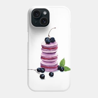 Currant macarons art Phone Case