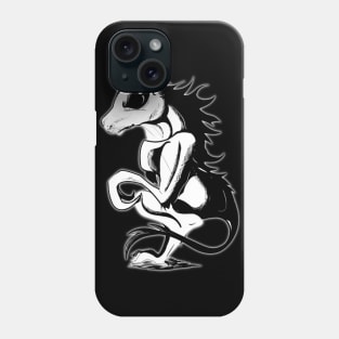 The drinker of goat's blood - Cryptozoology inspired art and designs Phone Case