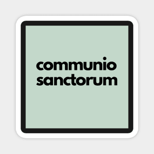 communio sanctorum, green Magnet