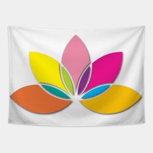 colorful flower Tapestry