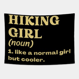 Hiking Girl Tapestry