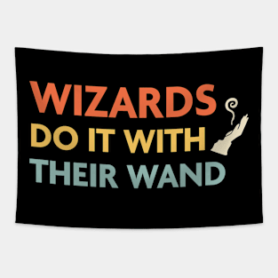 Wizards Do It With Their Wand, DnD Wizard Class Tapestry