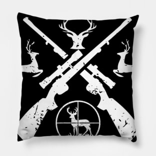 World's Okayest Hunter Shirt Funny Hunting Gift Pillow