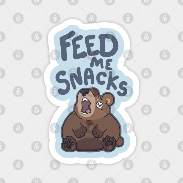 Feed Me Snacks Magnet by goccart