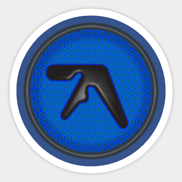 Aphex Twin Blue - Aphex Twin - Sticker