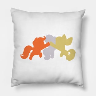 Cutie Mark Crusaders Silhouette Pillow