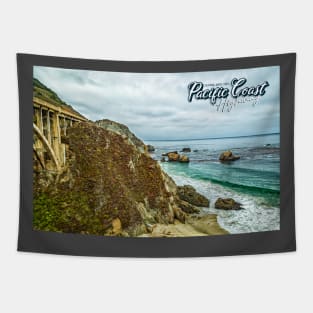 Pacific Coast Highway View Tapestry