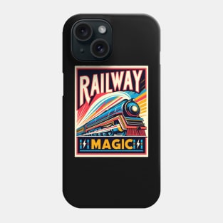 Train Vintage, Railway Magic Phone Case