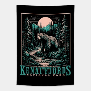 Kenai Fjords US National Park Backpacking Hiking Camping Tapestry