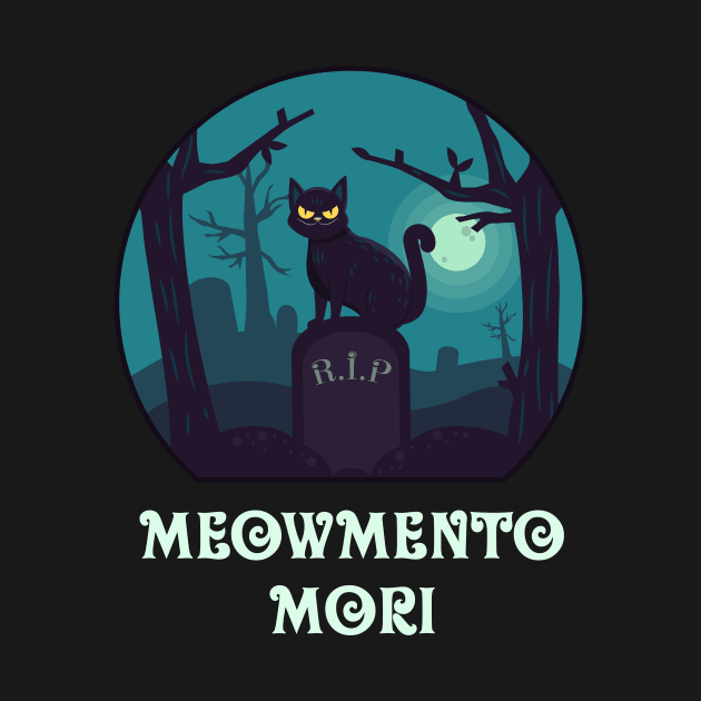 Memento Mori Cat by sqwear