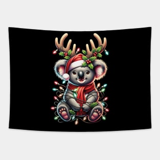 Koala Reindeer Christmas Tapestry