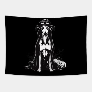 Halloween Galgo Espanol Greyhound Spanish Tapestry