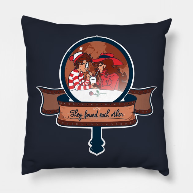 They Found each other Pillow by CoinboxTees