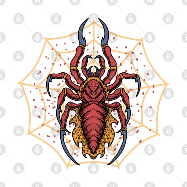 Spidero Back Print by Tuye Project