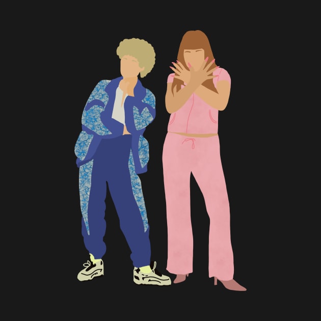 Kath and Kim tracksuits by rachaelthegreat