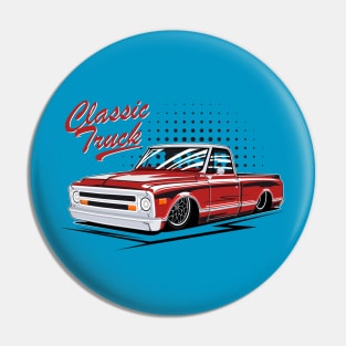 chevy classic truck low ride Pin