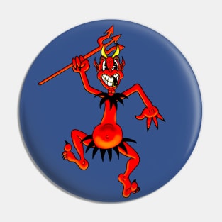 Dancing Devil, no background Pin