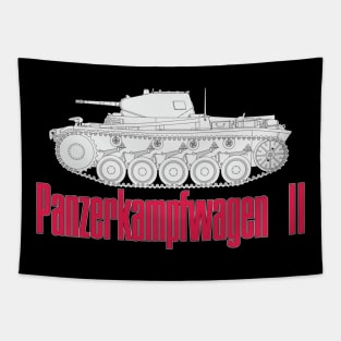 German light tank Pz-II Tapestry