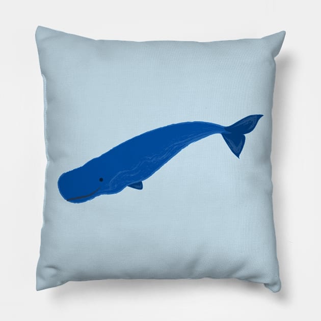 Whale of a Time Pillow by sadsquatch