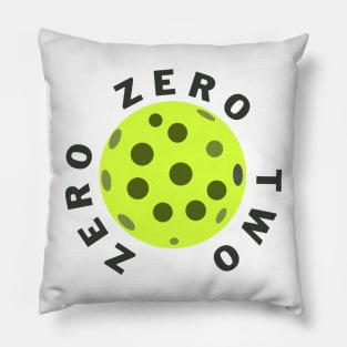 Zero zero two pickleball score Pillow