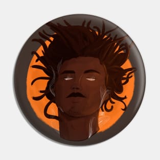 Black Medusa Pin