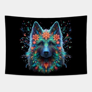 German Shepherd Whimsical Tapestry