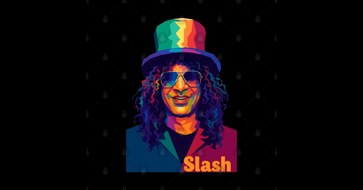 Pop Art Slash - Slash - Sticker | TeePublic