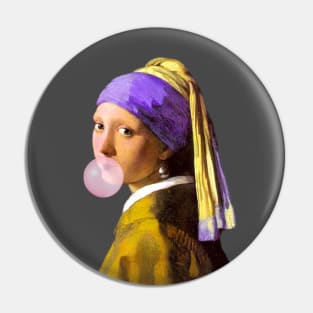 Girl with a Pearl Earring Pin