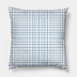 Stripes, 5 , minimal, fashion, lines, young, modern, stylish, blue-and-white, blue. Pillow