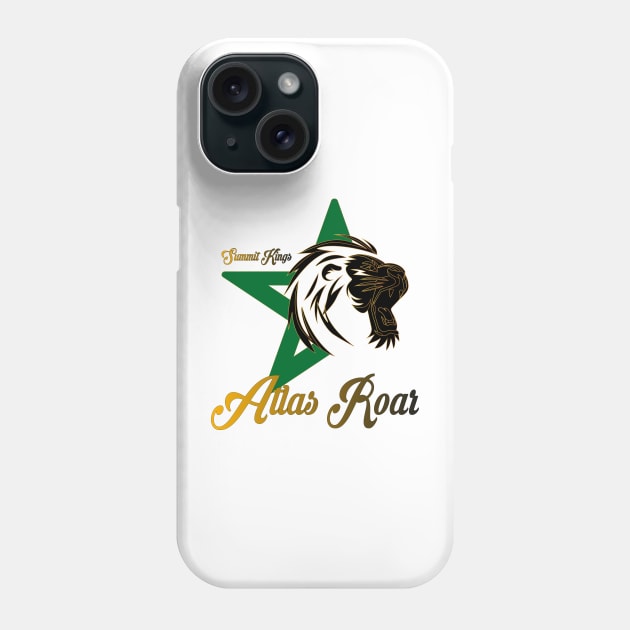 gold Atlas Lion King Morocco Pride Gift Soccer Morocan Phone Case by Mirak-store 