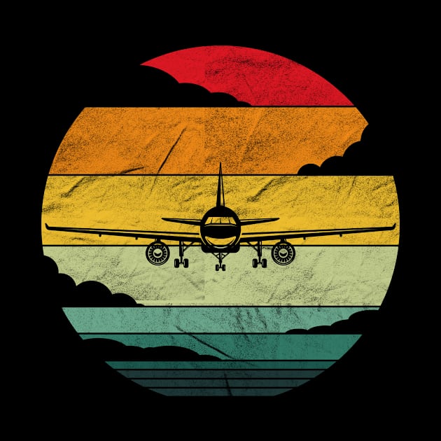 Retro Vintage Airplane Design, Pilot by hibahouari1@outlook.com