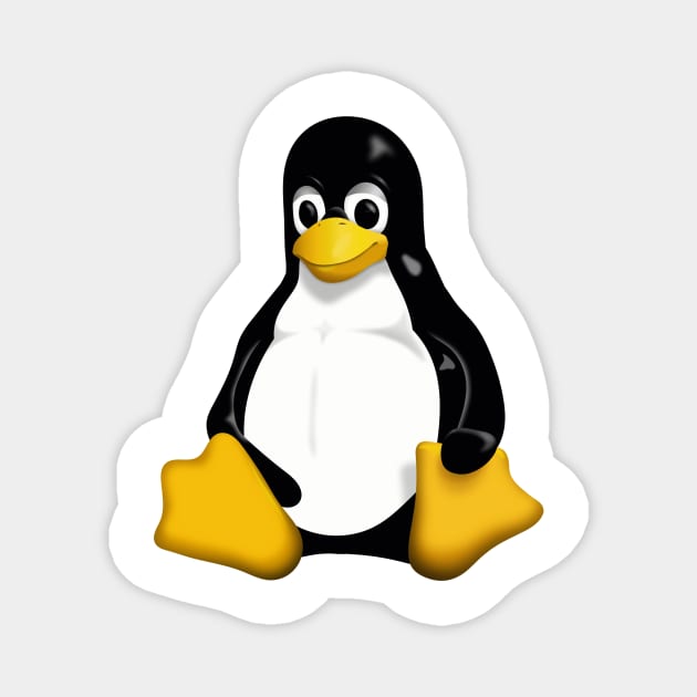 Linux logo Magnet by miskel