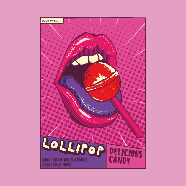 Lollipop poster by Nevervand