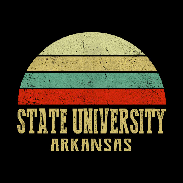 State University Arkansas Vintage Retro Sunset - State University Arkansas - Phone Case