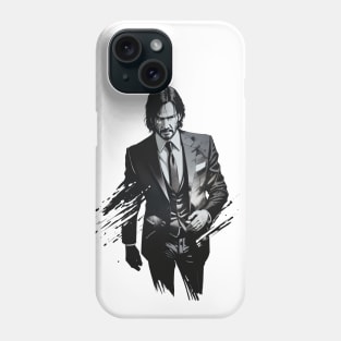 John Wick Minimal Phone Case