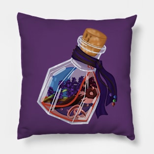 A Monk's Bottle Pillow