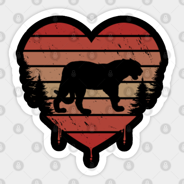 Cute Red Vintage Heart Jaguars Valentine Day Love Gift Idea - Jaguar - Sticker | TeePublic Cute Red Vintage Heart Jaguars Valentine Day Love Gift Idea - Jaguar - Sticker | TeePublic