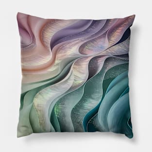 Abstract, Marble, Watercolor, Colorful, Vibrant Colors, Textured Painting, Texture, Gradient, Wave, Fume, Wall Art, Modern Art Pillow