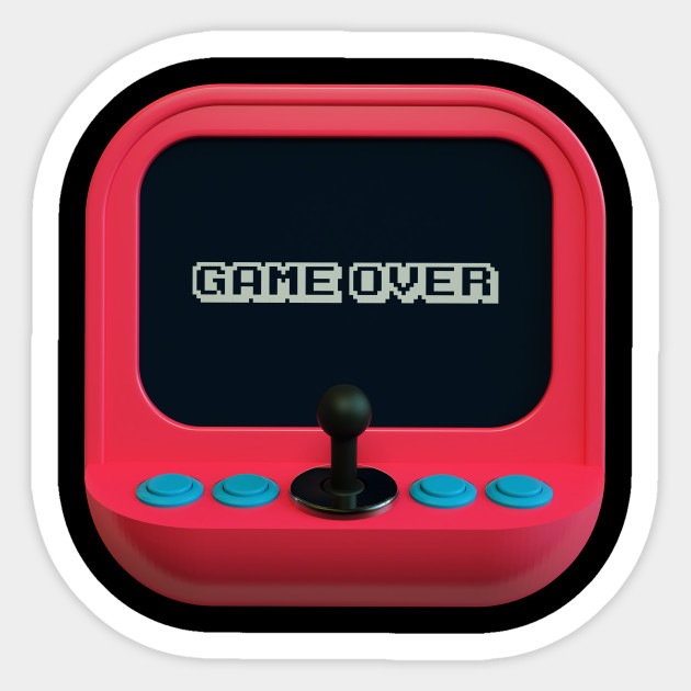 Game Over - Games - Sticker