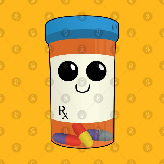 Rex the Pill Bottle - Drug Buddies by Strangers With T-Shirts