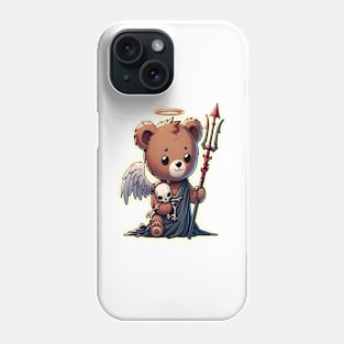 Cute Fallen Angel Bear Phone Case