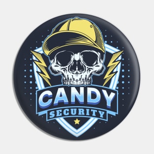 Candy Security Halloween Bodyguard Pin