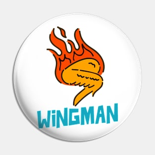 BBQ Chicken Wingman Pin