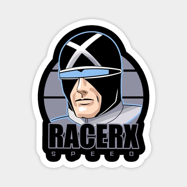 x racer retro Magnet by Collage Collective Berlin