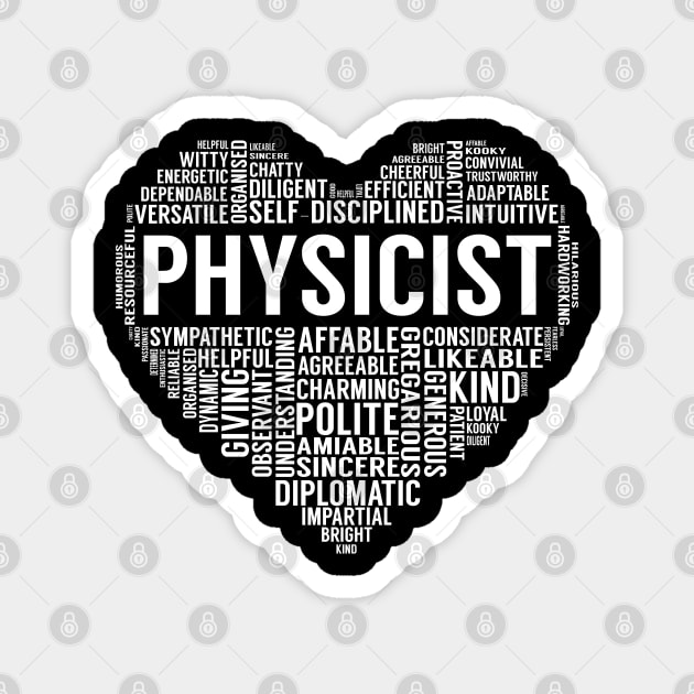 Physicist Heart Magnet by LotusTee