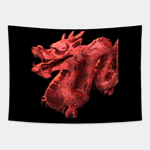 Red dragon Tapestry by daengdesign66