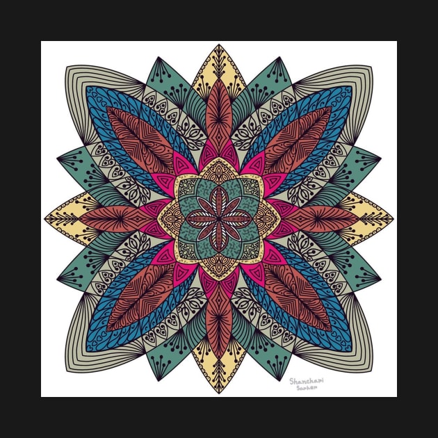 mandala teeshirts by blorokart